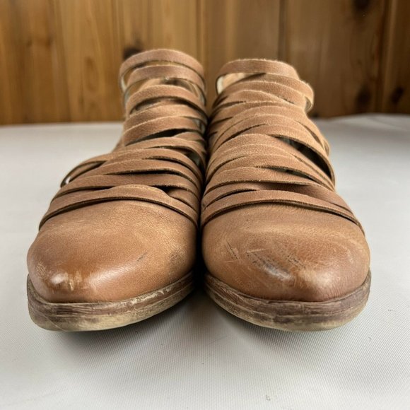 Free People  Women's Lost Valley Tan Ankle Boots Size EU 40/US 9.5 - Picture 4 of 12